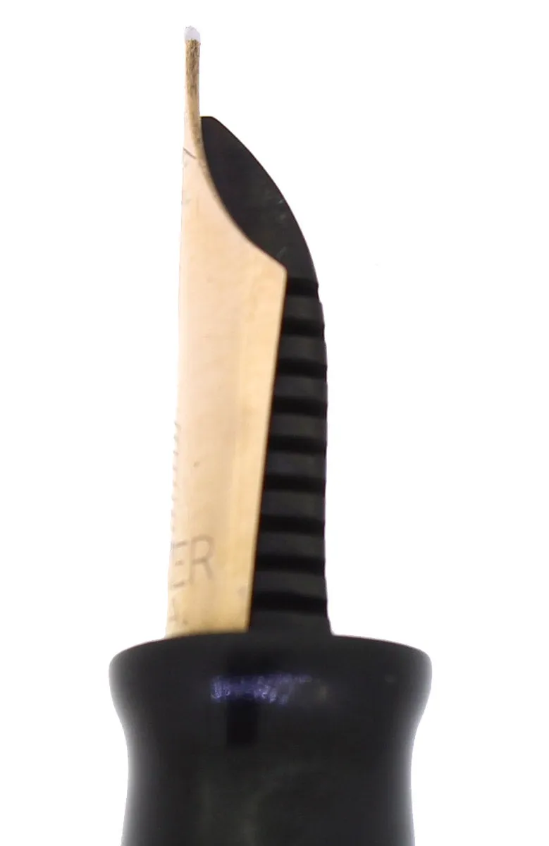 1940 PARKER VACUMATIC AZURE PEARL DOUBLE JEWEL MAJOR FOUNTAIN PEN RESTORED