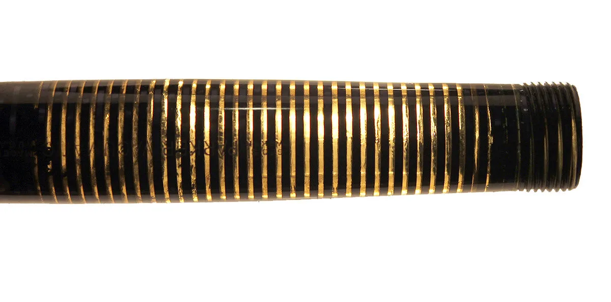 1945 PARKER AZURE PEARL VACUMATIC MAJOR FOUNTAIN PEN M to BBB FLEX NIB RESTORED