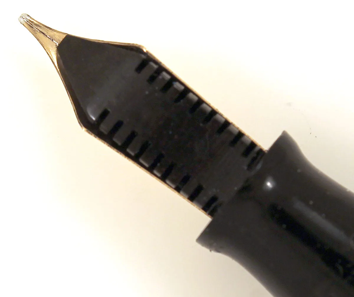1945 PARKER AZURE PEARL VACUMATIC MAJOR FOUNTAIN PEN M to BBB FLEX NIB RESTORED