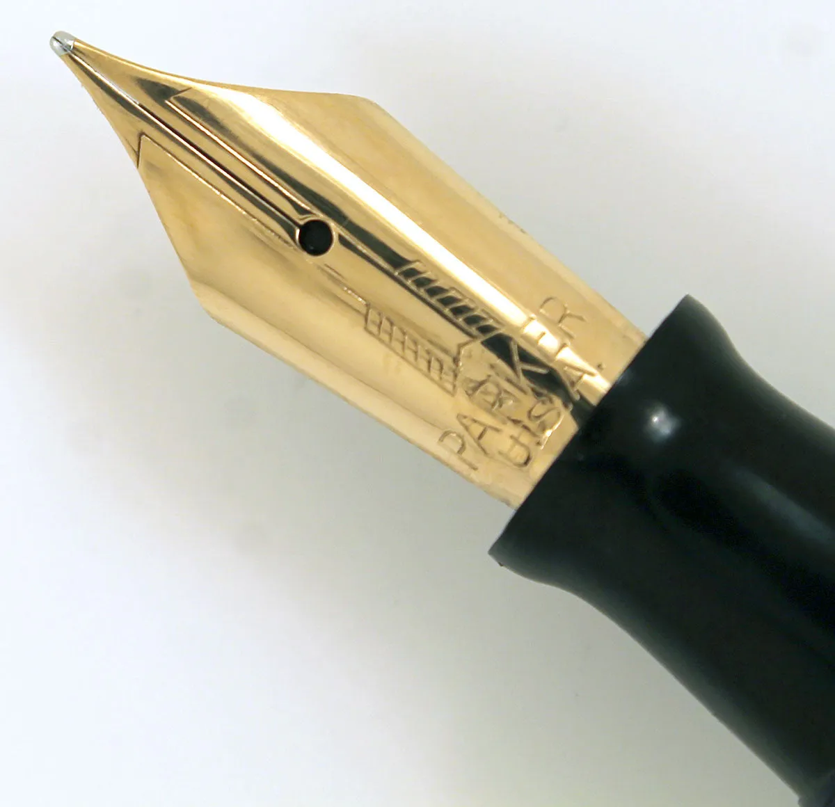 1946 PARKER AZURE PEARL VACUMATIC MAJOR FOUNTAIN PEN F to B FLEX NIB RESTORED