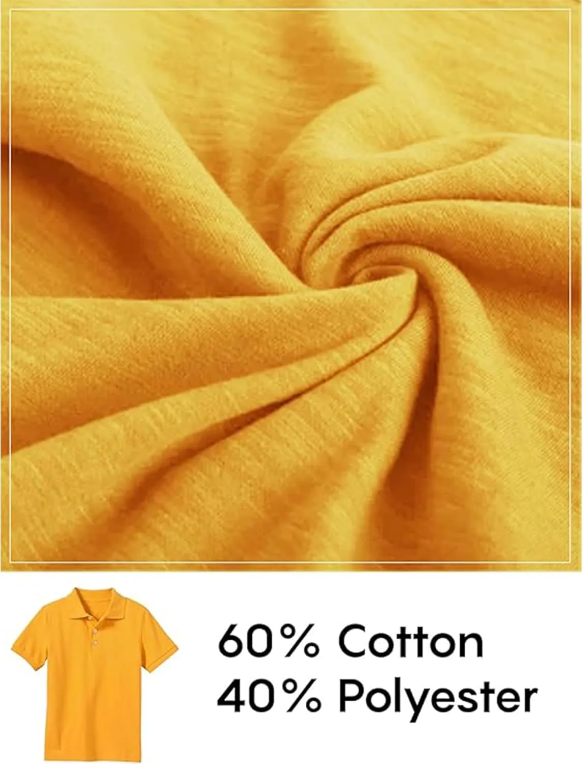 3-Pack School Uniform Tagless Polo Tshirt for Little Boys & Big Boys