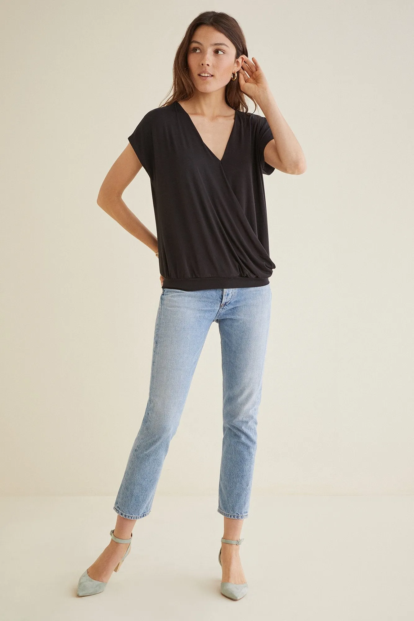 Adalene Surplice Top
