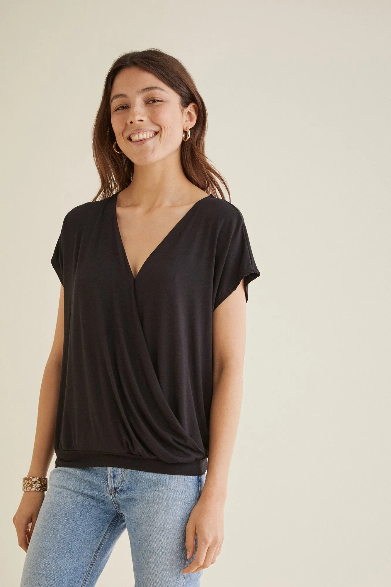 Adalene Surplice Top