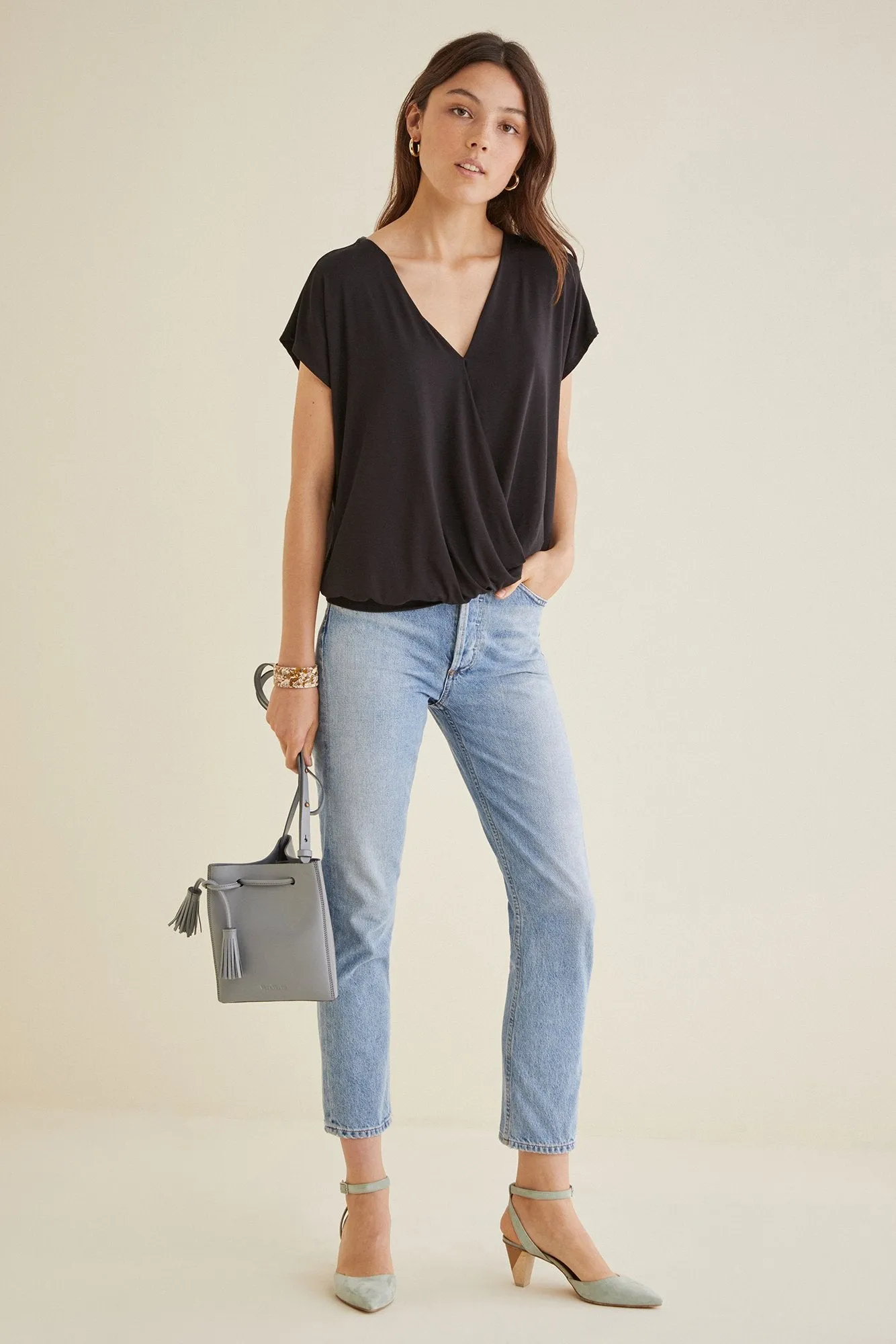 Adalene Surplice Top