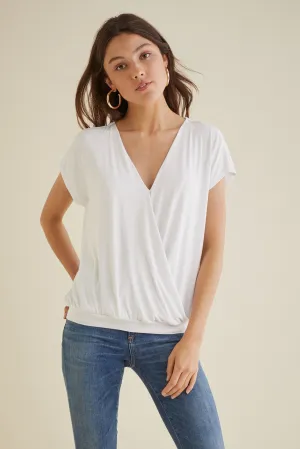 Adalene Surplice Top