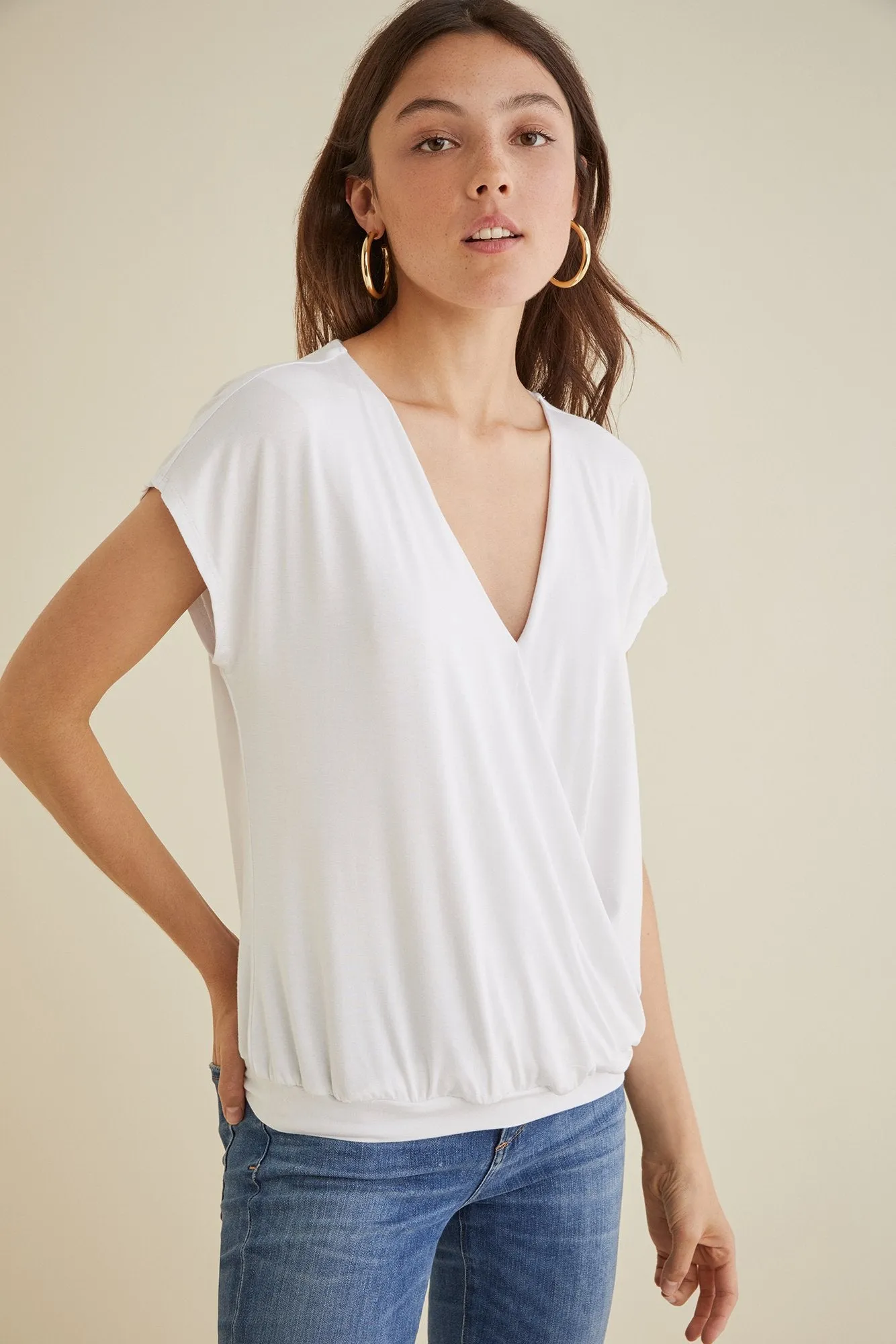 Adalene Surplice Top