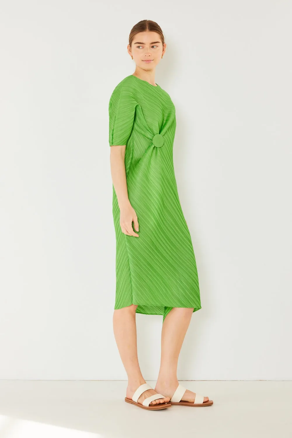 Alison - Pleated Dolman Sleeve Dress - Marina West - Exclusively Online