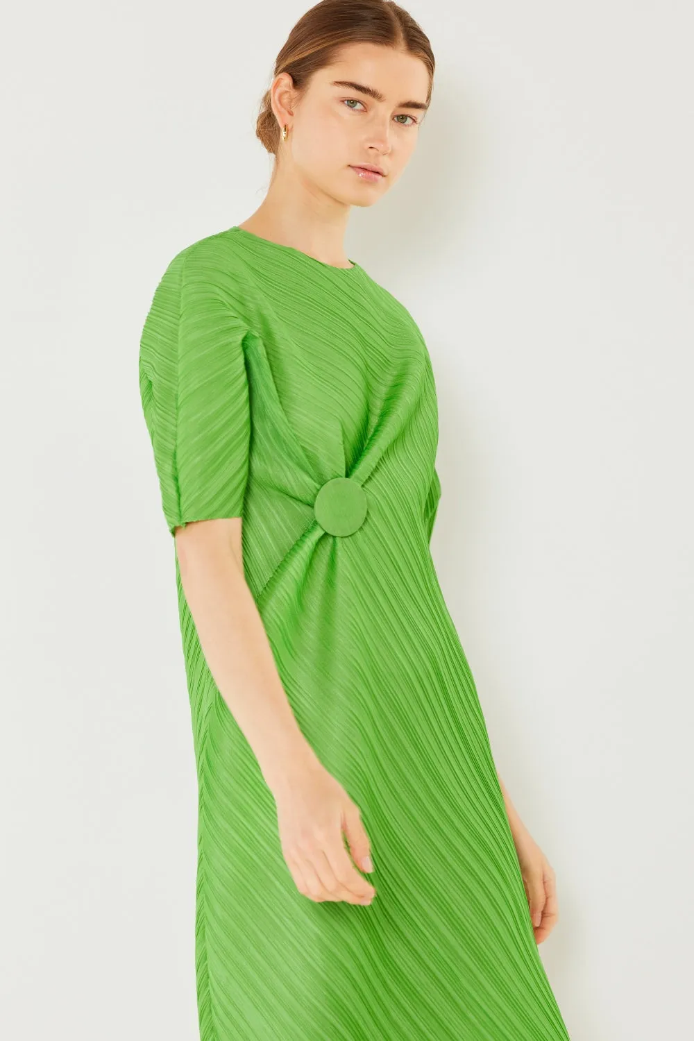 Alison - Pleated Dolman Sleeve Dress - Marina West - Exclusively Online