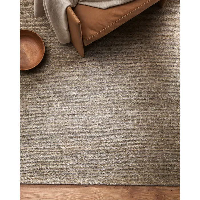 Anchorage Floor Rug - Stone  (Jute/Bamboo Silk)