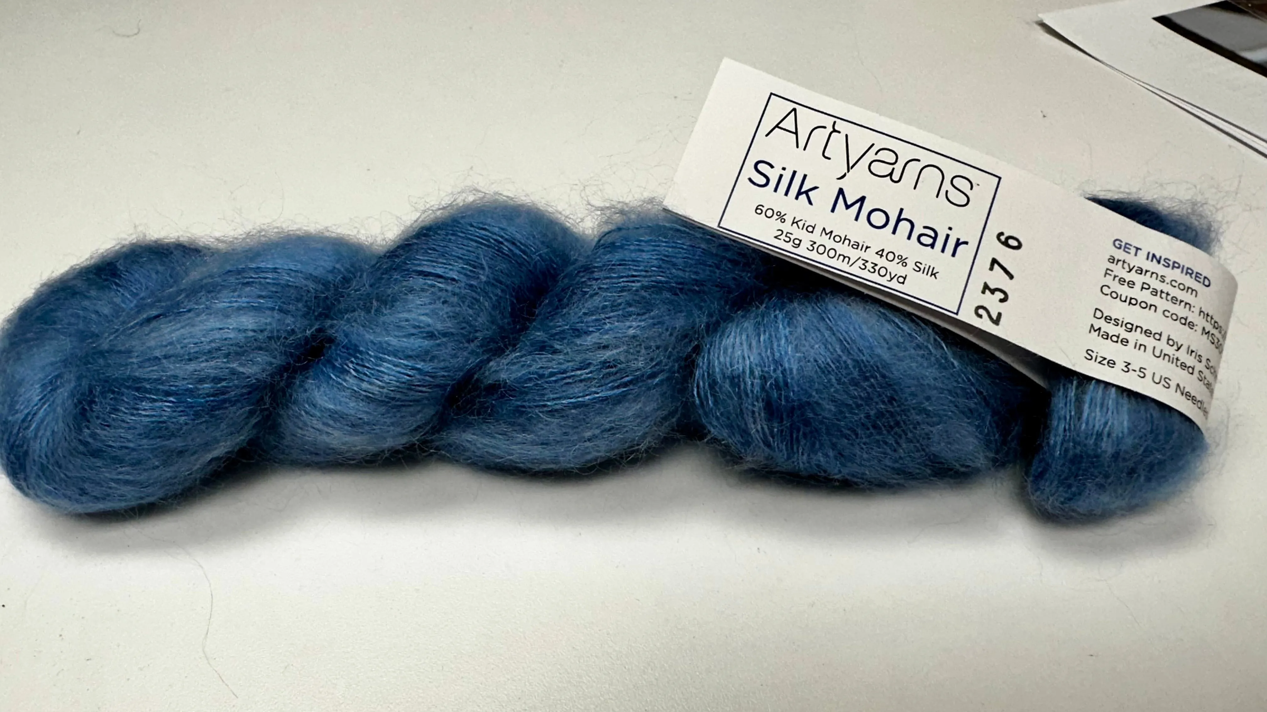 ARTYARNS SINGLE PLY MOHAIR/SILK BLEND