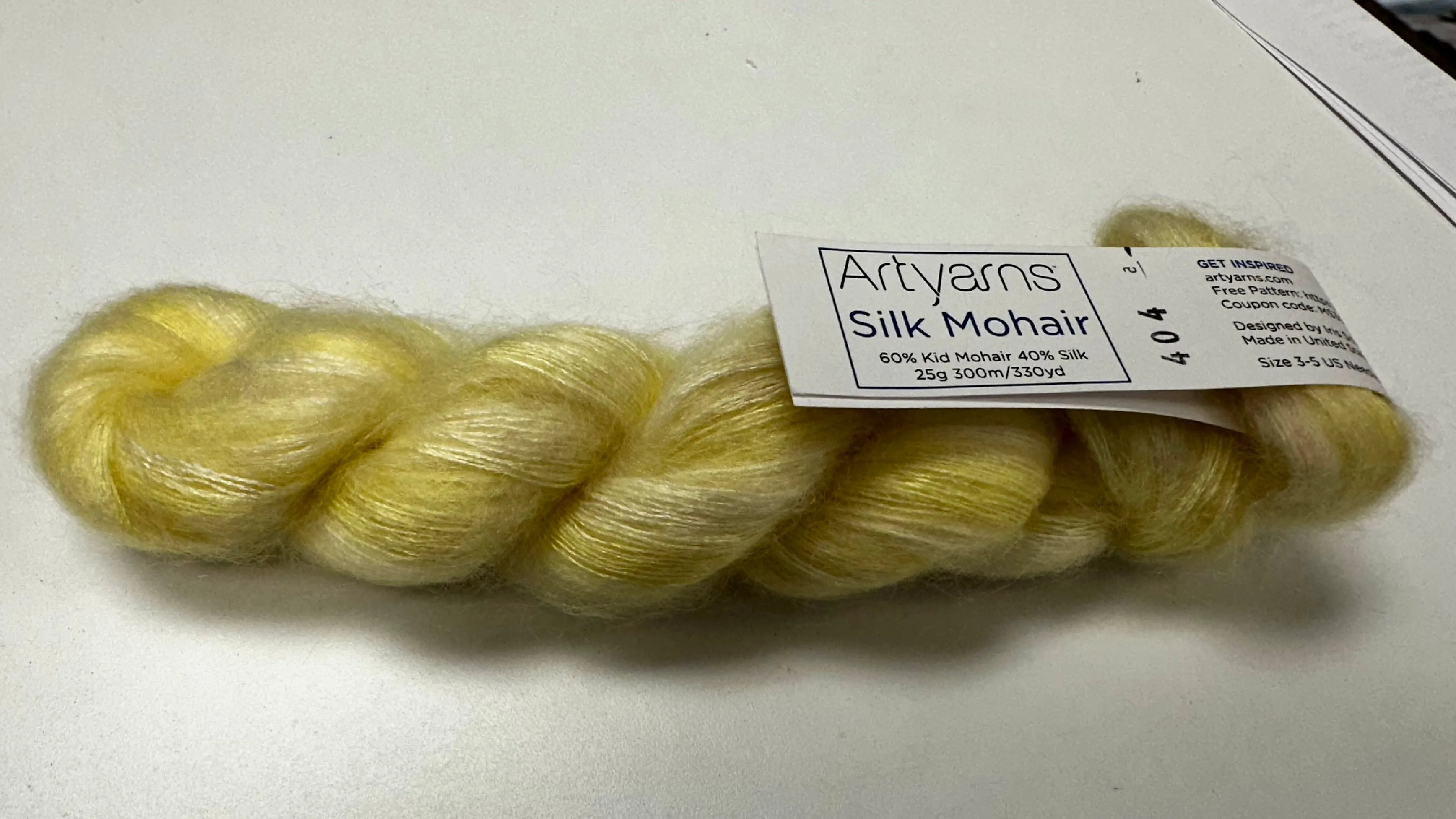 ARTYARNS SINGLE PLY MOHAIR/SILK BLEND
