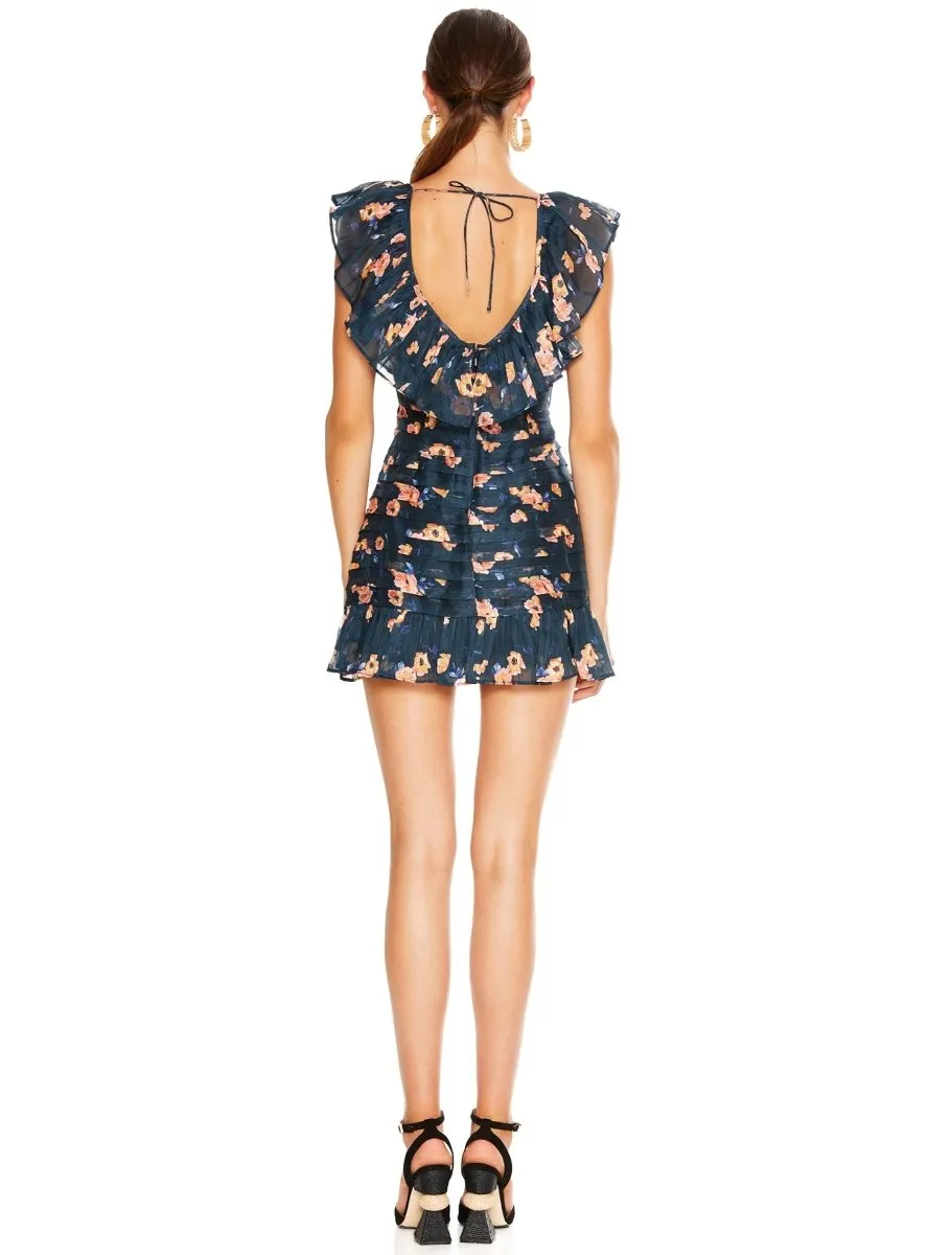 CHAIN OF FIRE MINI DRESS
