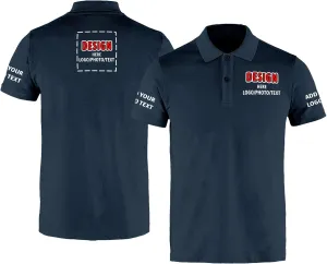 Custom Polo Shirts for Men Personalized Shirt Golf Jersey Customized Text Logo FrontBack Embroidered Print