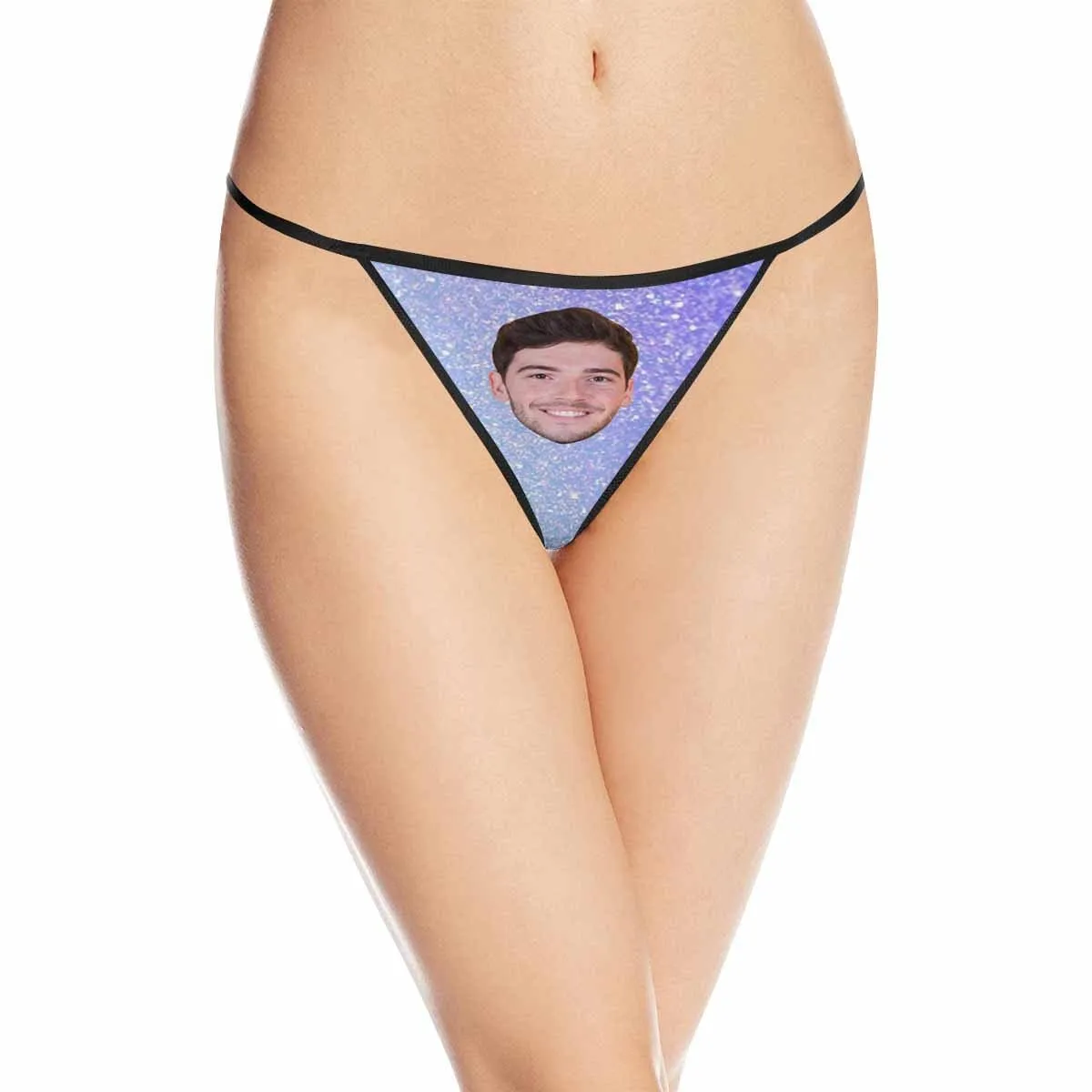 Custom Women's G-String Panties Shiny