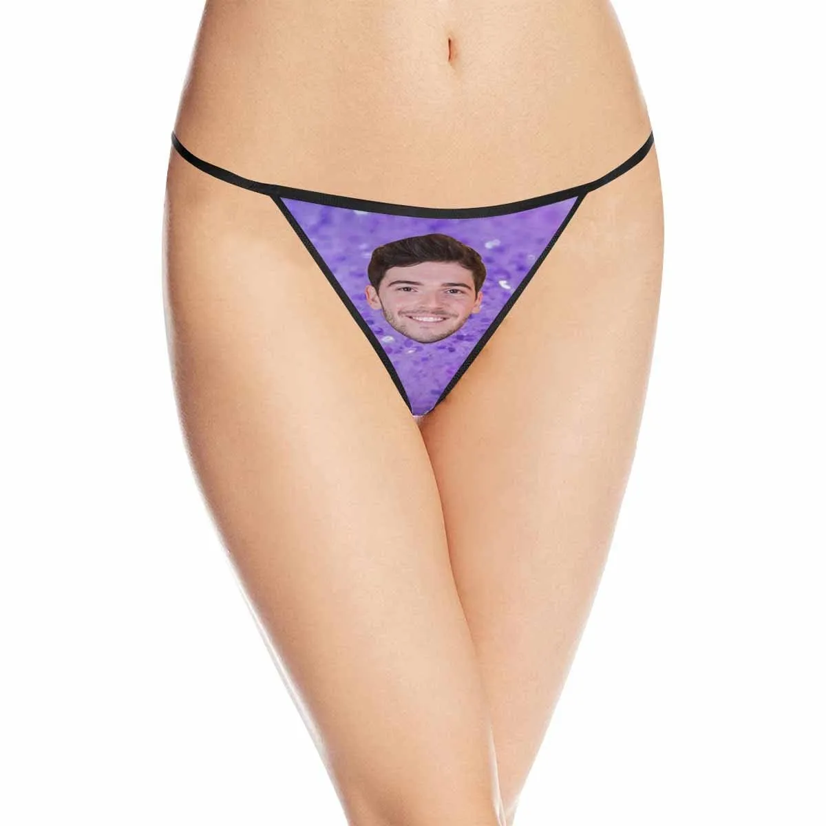 Custom Women's G-String Panties Shiny