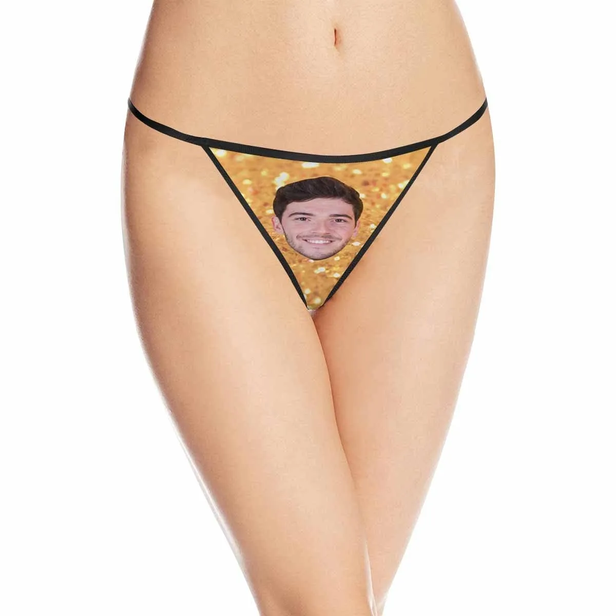 Custom Women's G-String Panties Shiny