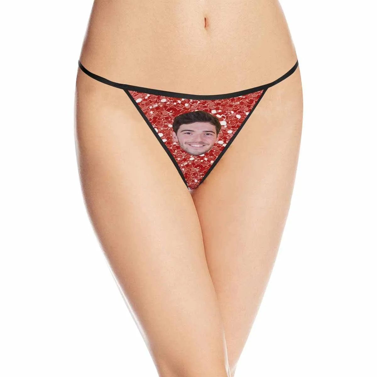 Custom Women's G-String Panties Shiny