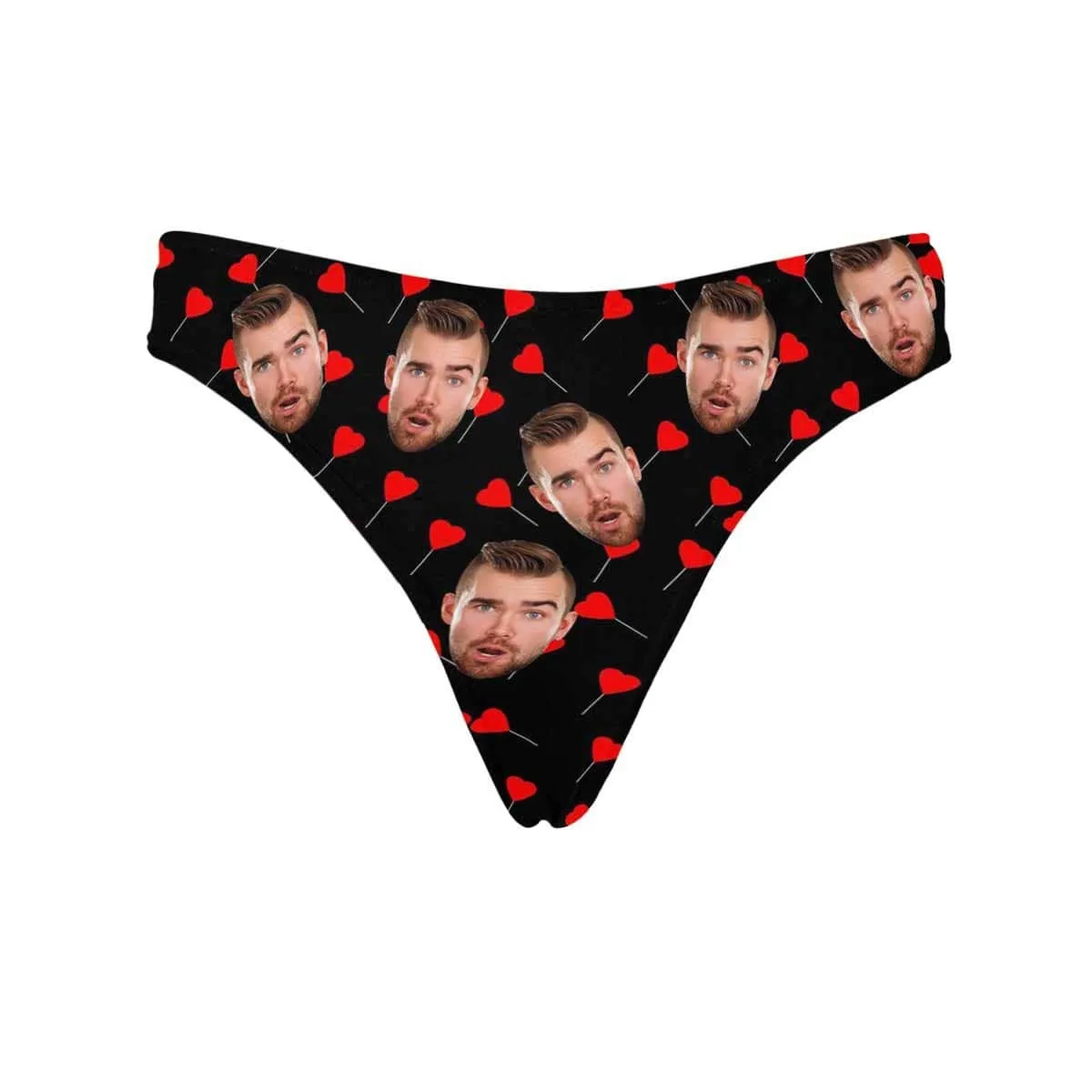 Custom Women's Thongs Love Spots