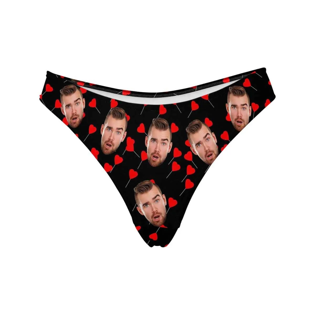 Custom Women's Thongs Love Spots
