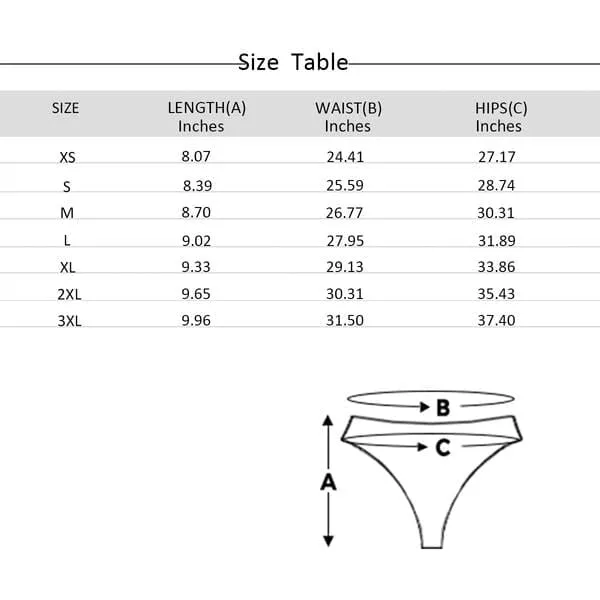 Custom Women's Thongs To Do List