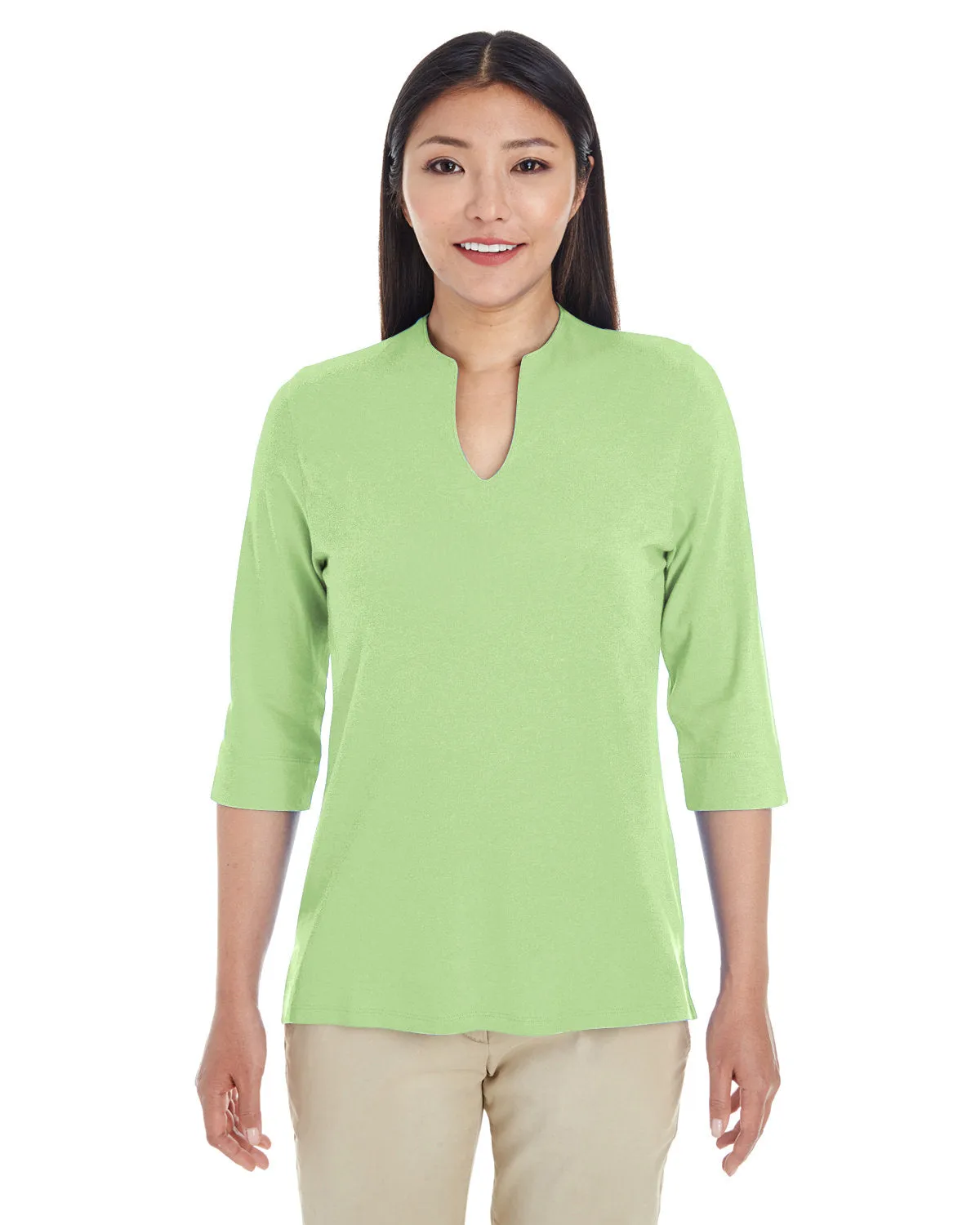 Devon & Jones Ladies' Perfect Fit™ Tailored Open Neckline Top