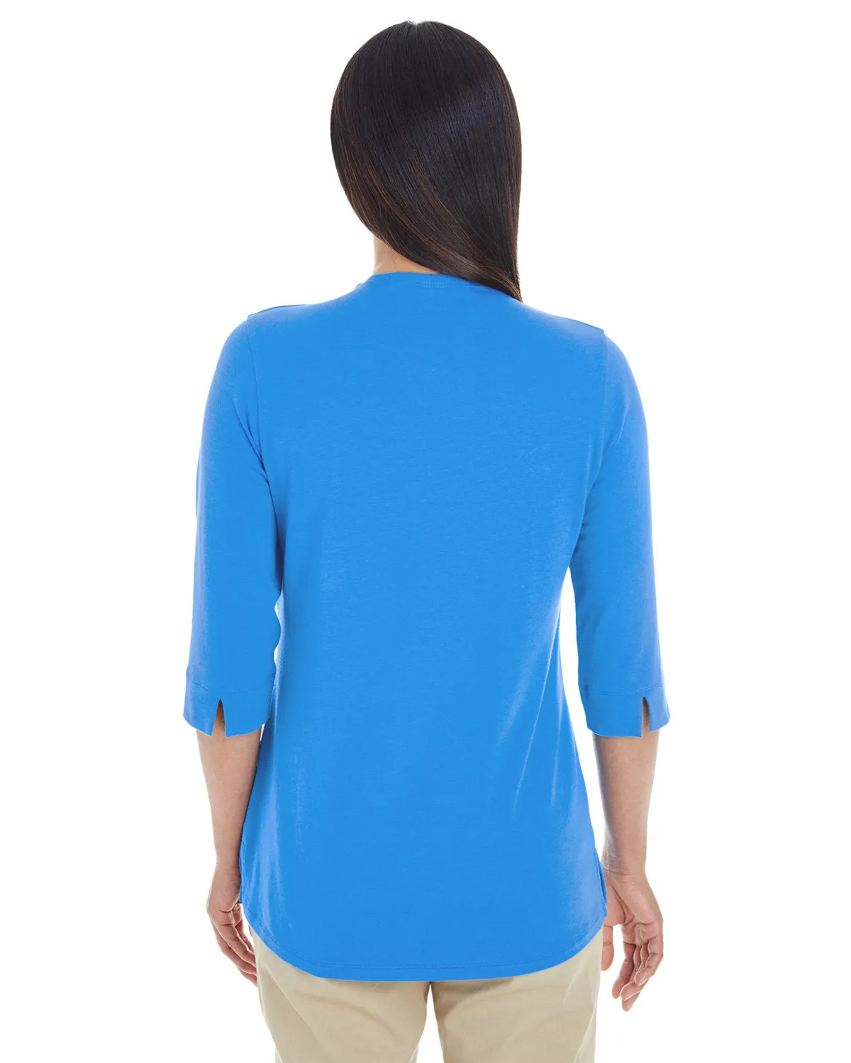 Devon & Jones Ladies' Perfect Fit™ Tailored Open Neckline Top