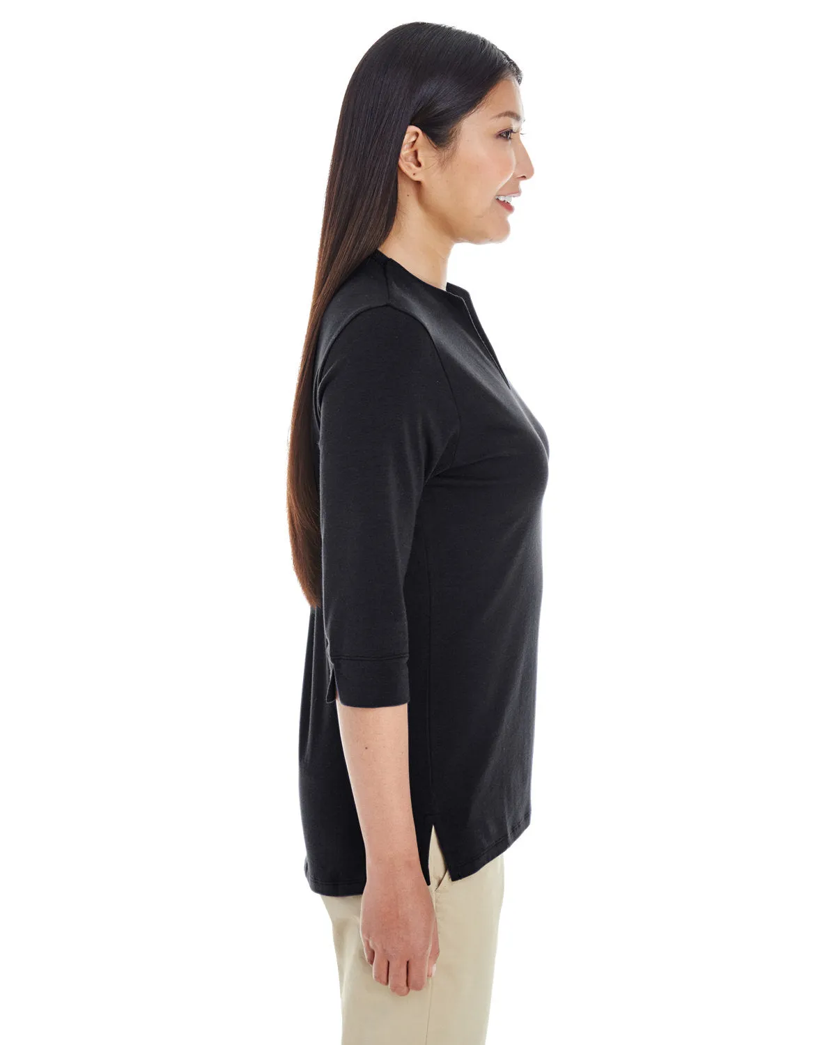 Devon & Jones Ladies' Perfect Fit™ Tailored Open Neckline Top