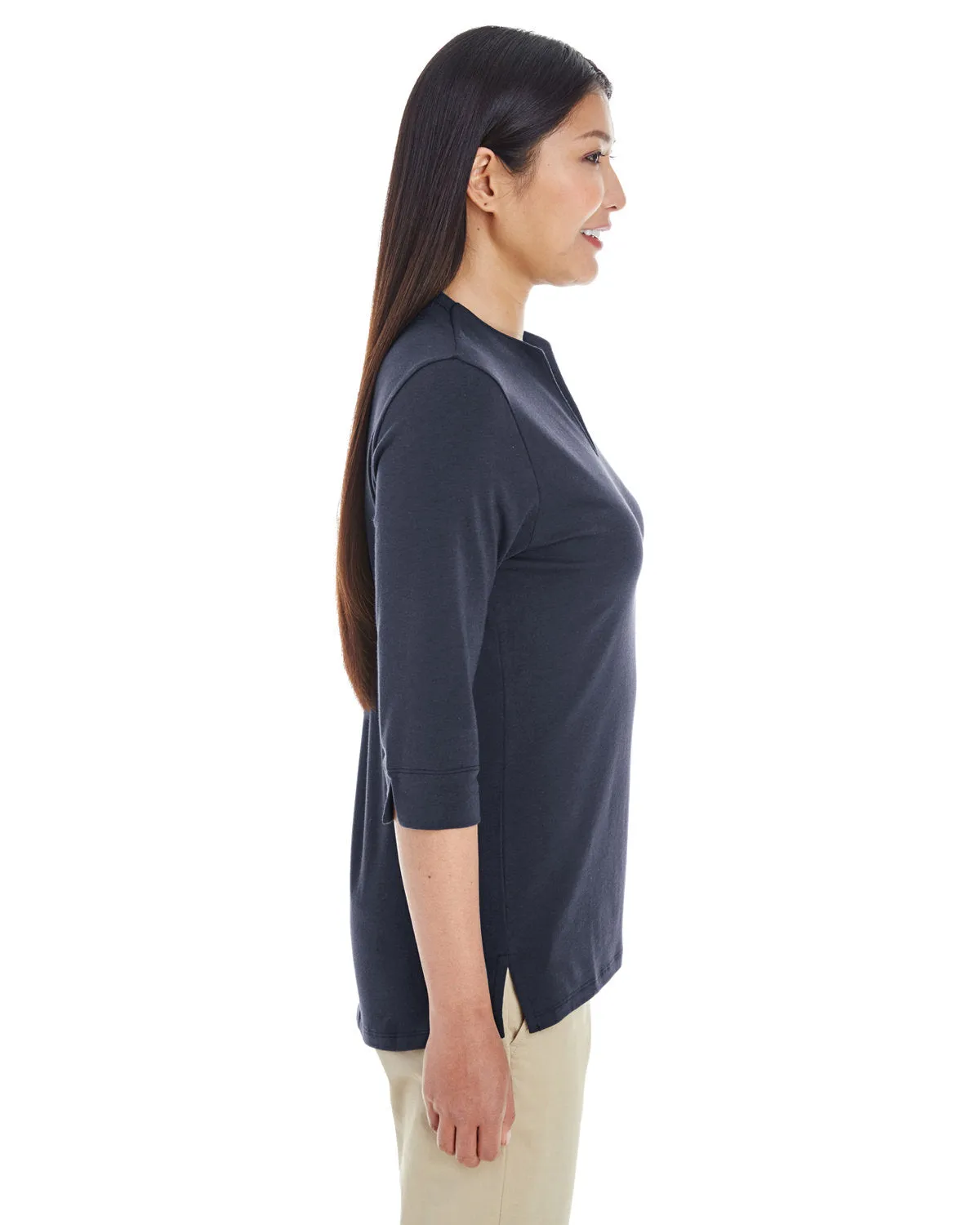 Devon & Jones Ladies' Perfect Fit™ Tailored Open Neckline Top