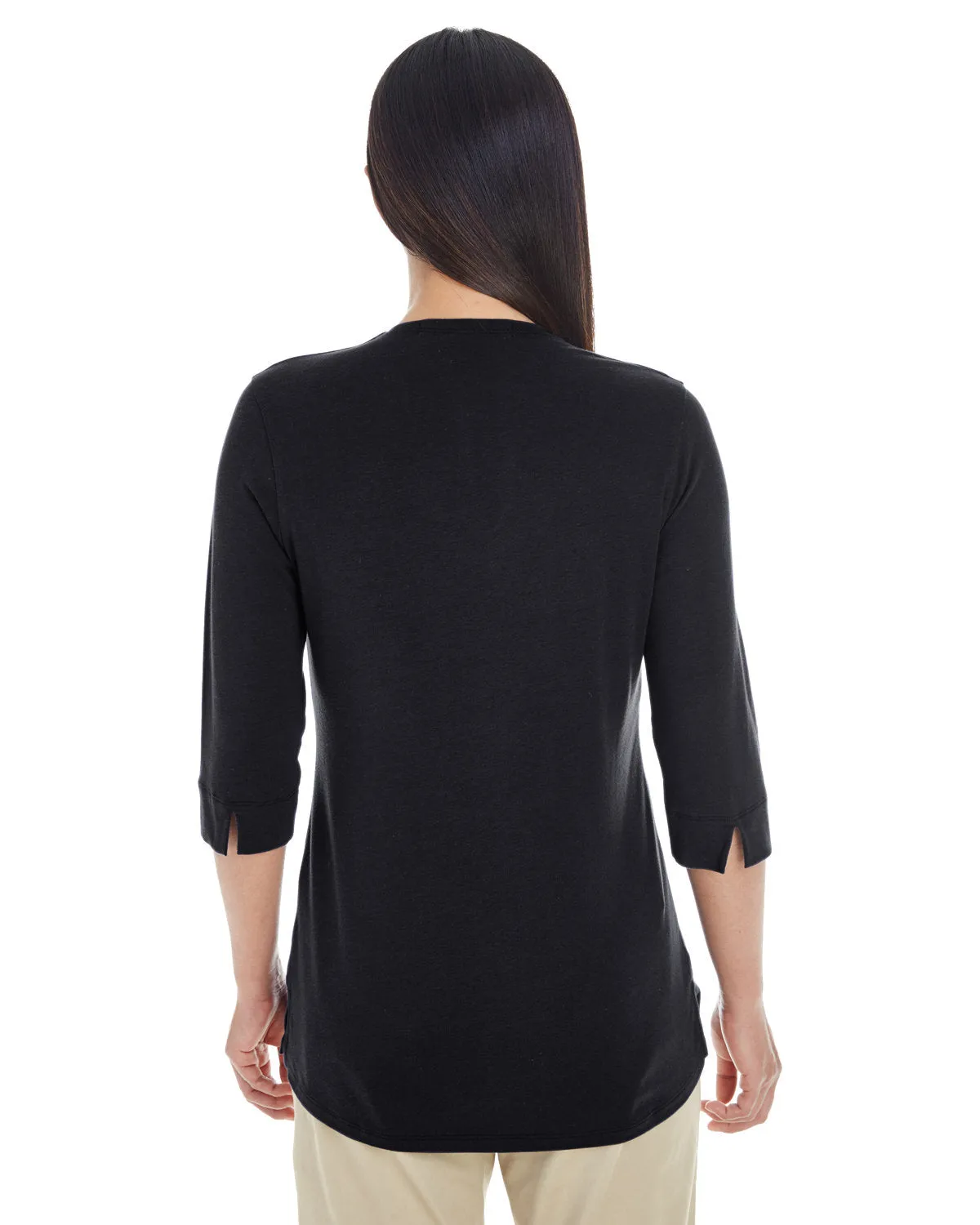 Devon & Jones Ladies' Perfect Fit™ Tailored Open Neckline Top