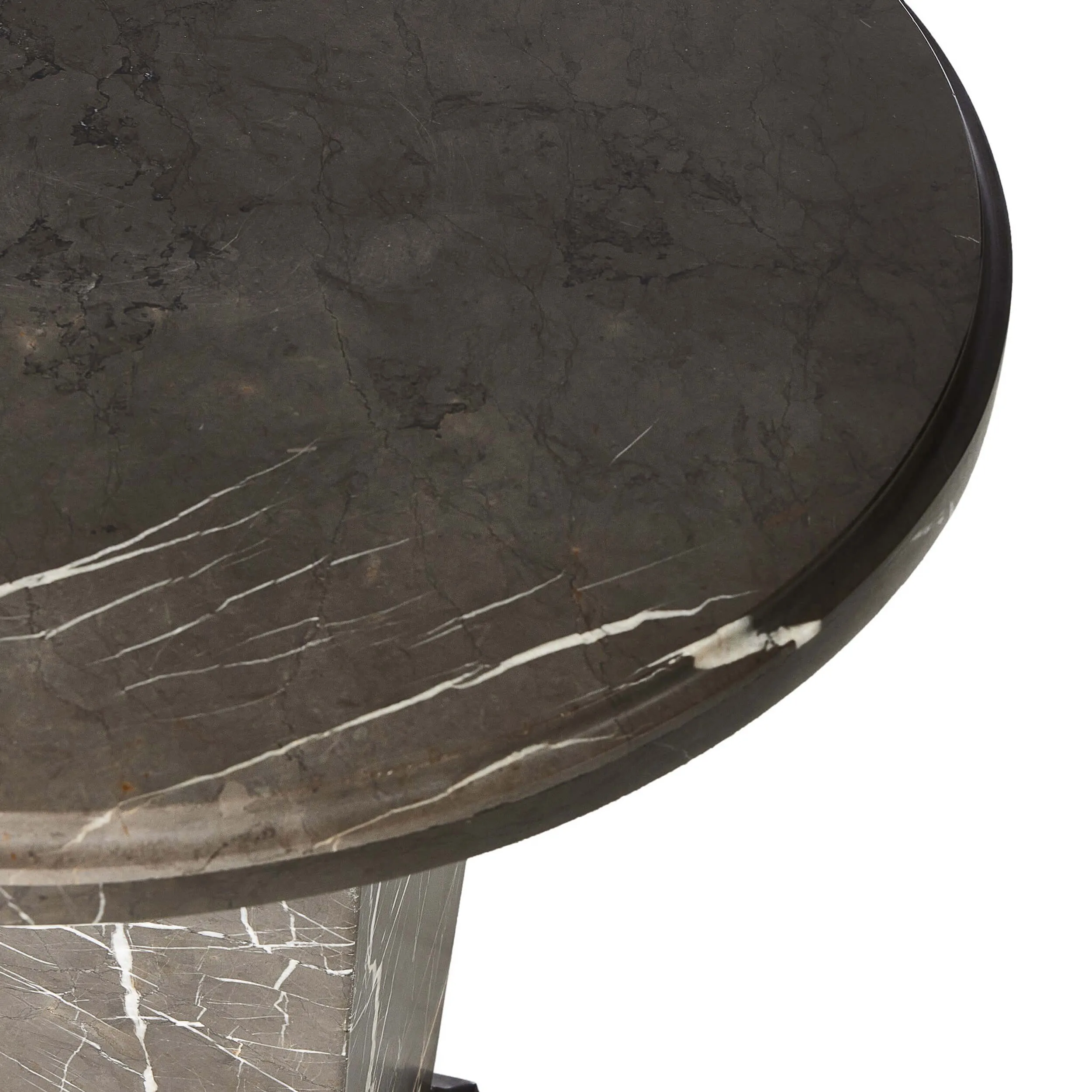 Eslo End Table, Grey Marble