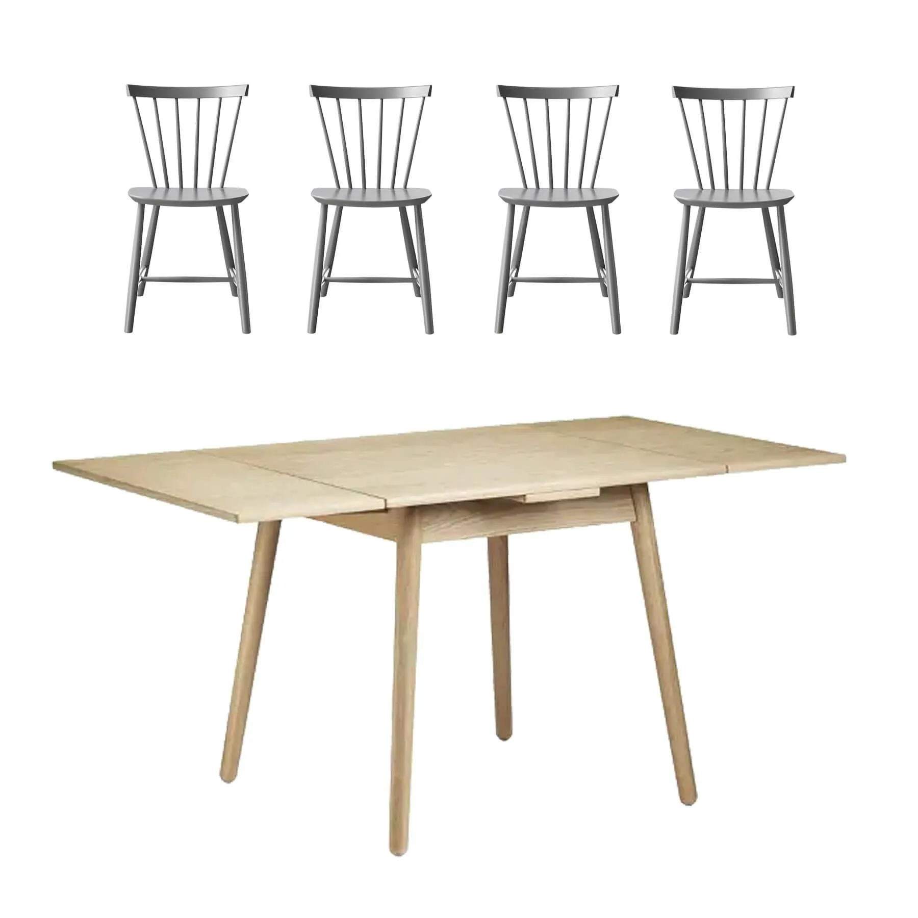FDB Mobler Small Spaces Dining Table Bundle