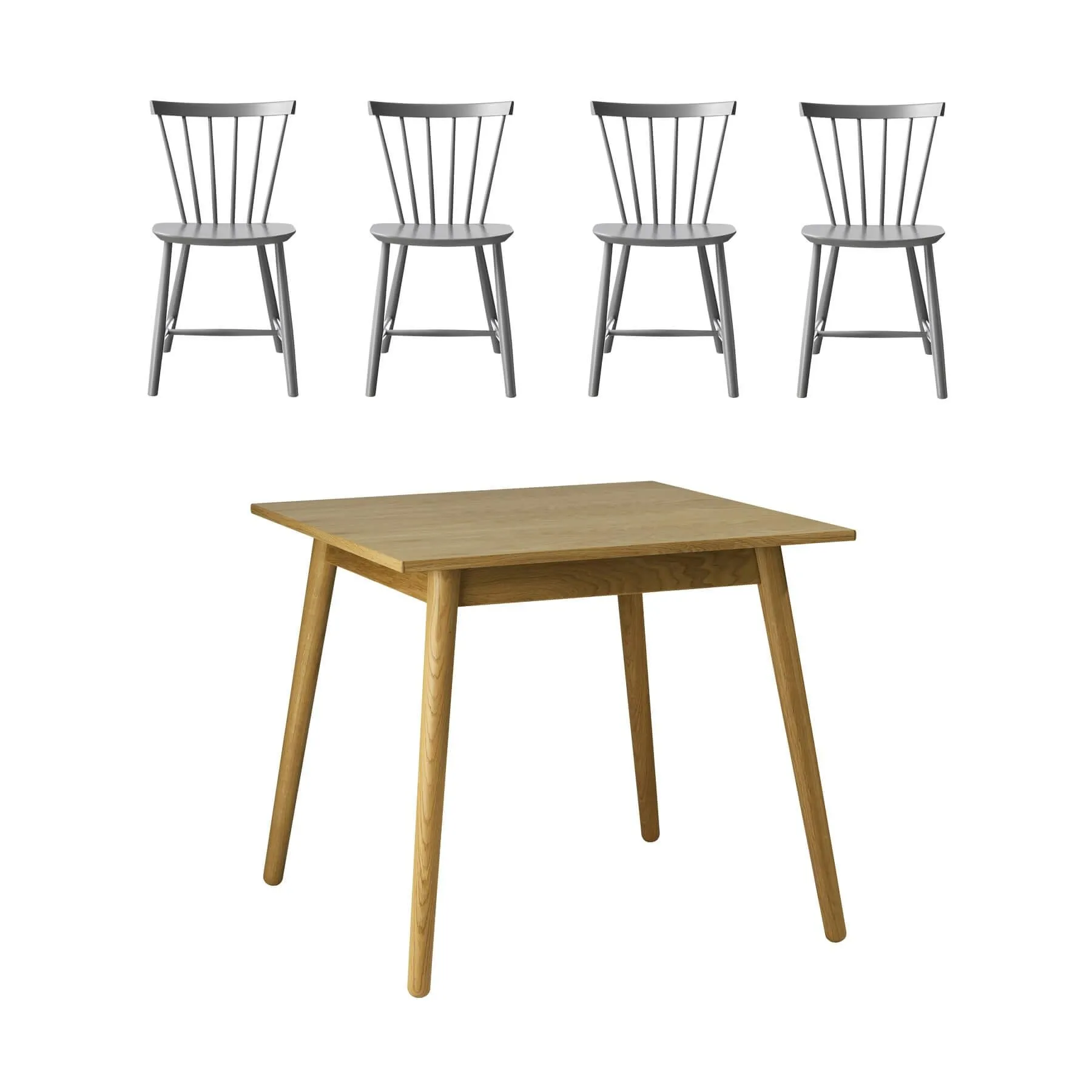 FDB Mobler Small Spaces Dining Table Bundle