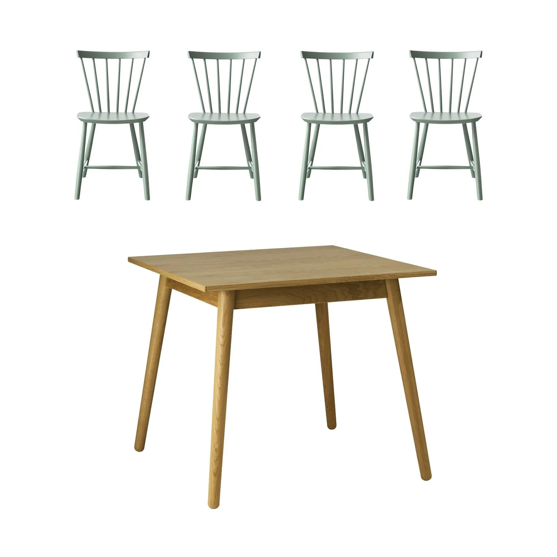 FDB Mobler Small Spaces Dining Table Bundle