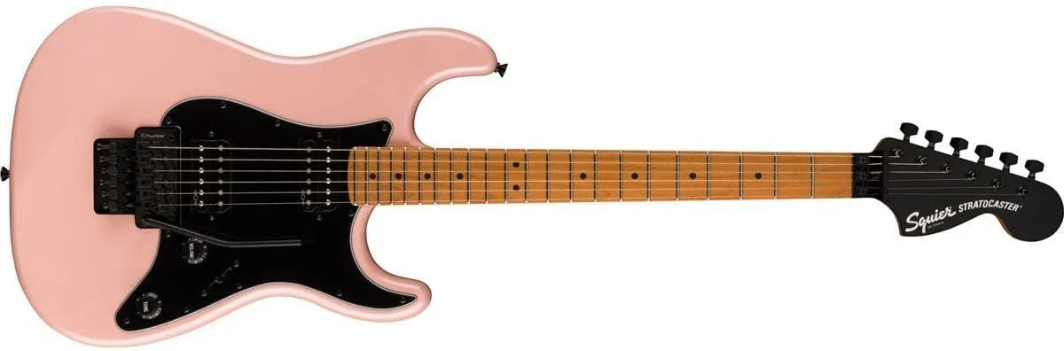 Fender 6 String Solid-Body Electric Guitar, Right, Shell Pink Pearl