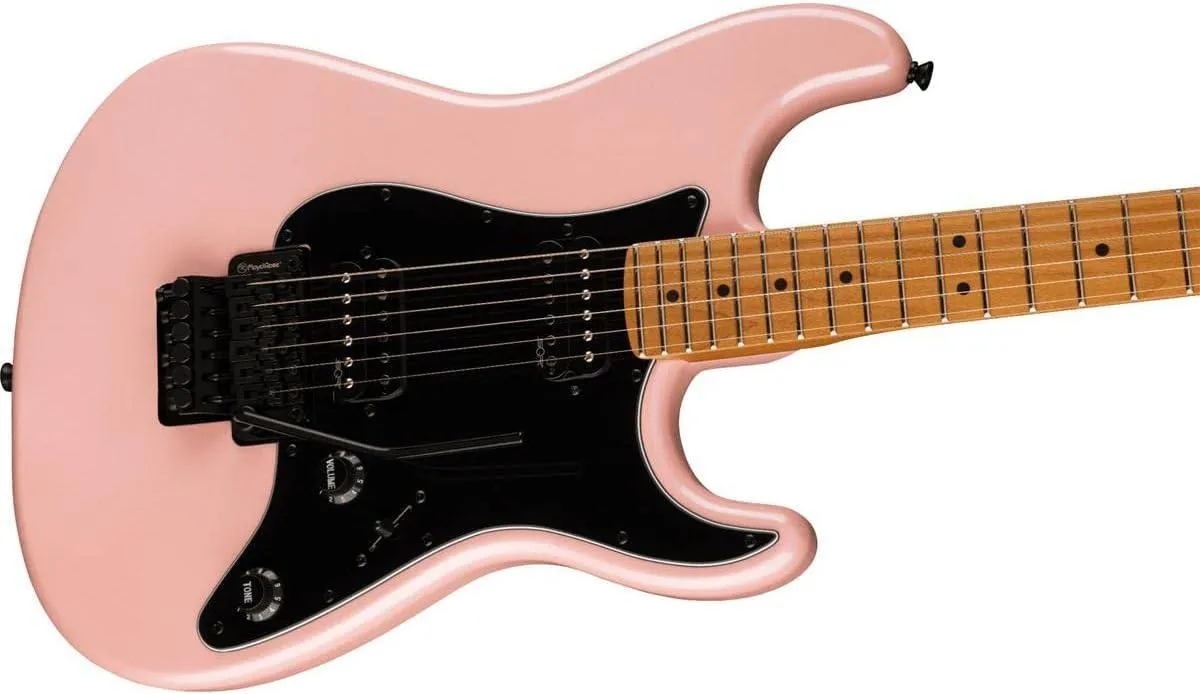 Fender 6 String Solid-Body Electric Guitar, Right, Shell Pink Pearl