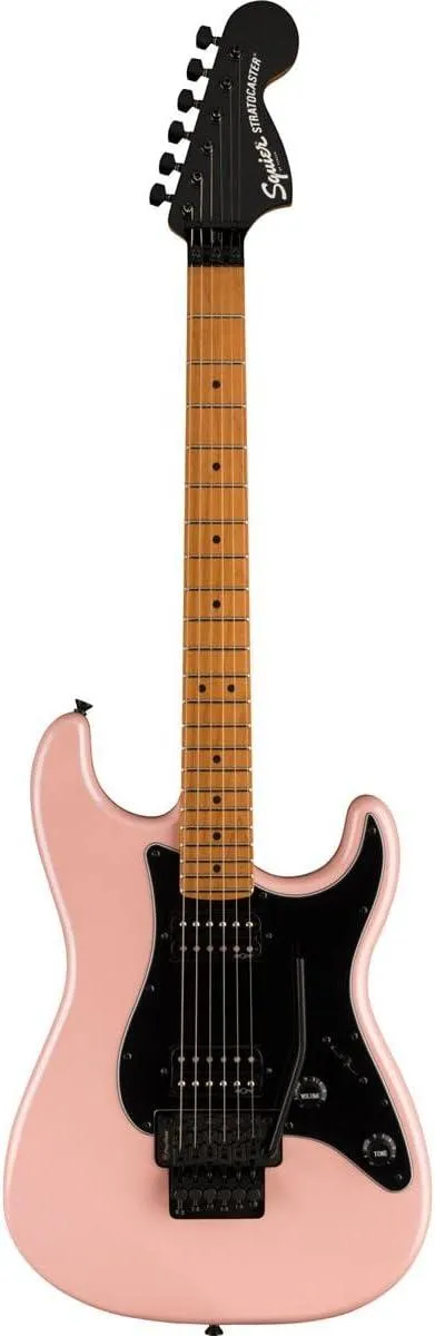Fender 6 String Solid-Body Electric Guitar, Right, Shell Pink Pearl