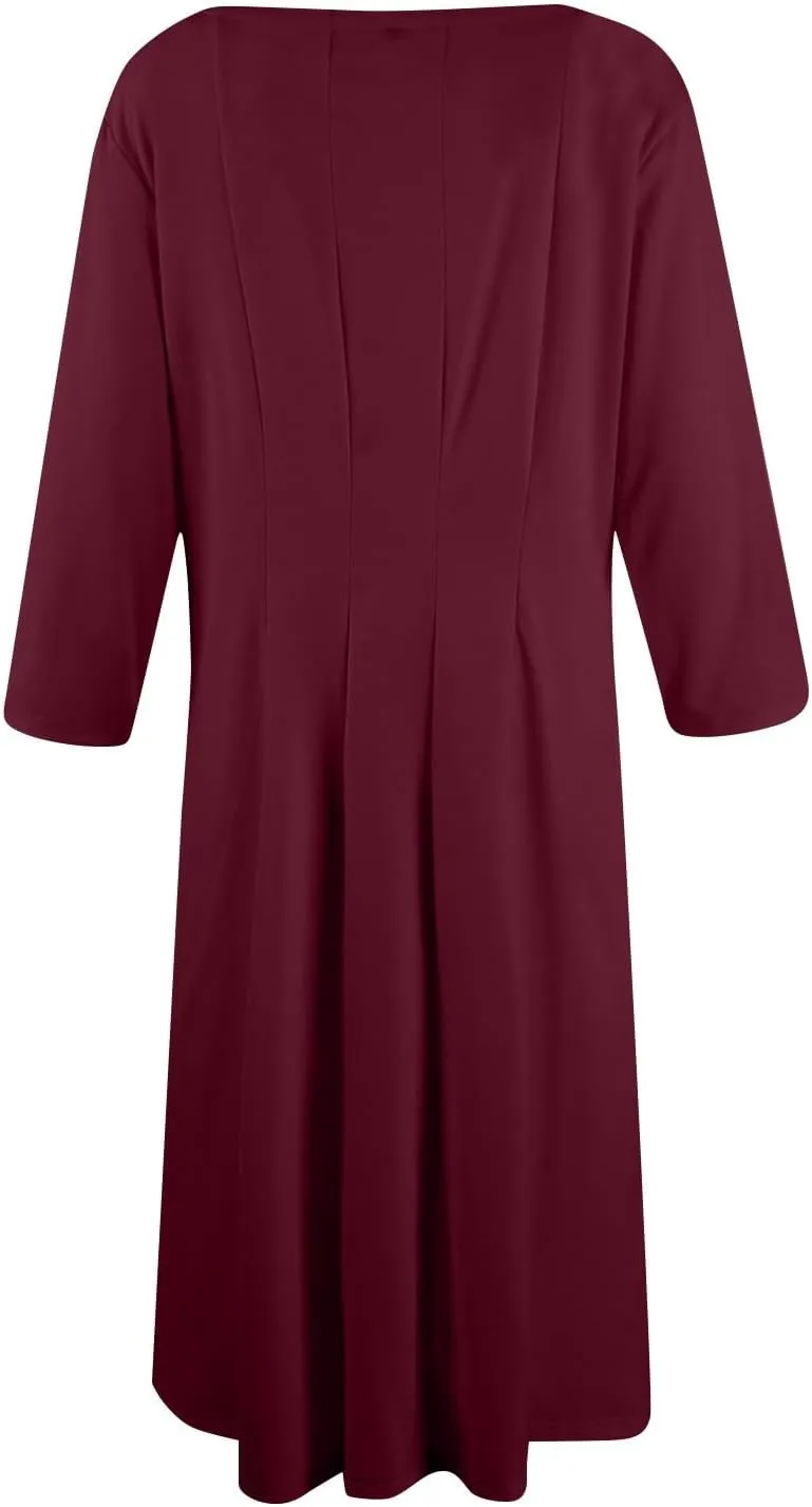 Formal Dresses for Women Wedding Guest Summer Spring 3/4 Sleeve Casual Swing Dresses for Women 2025