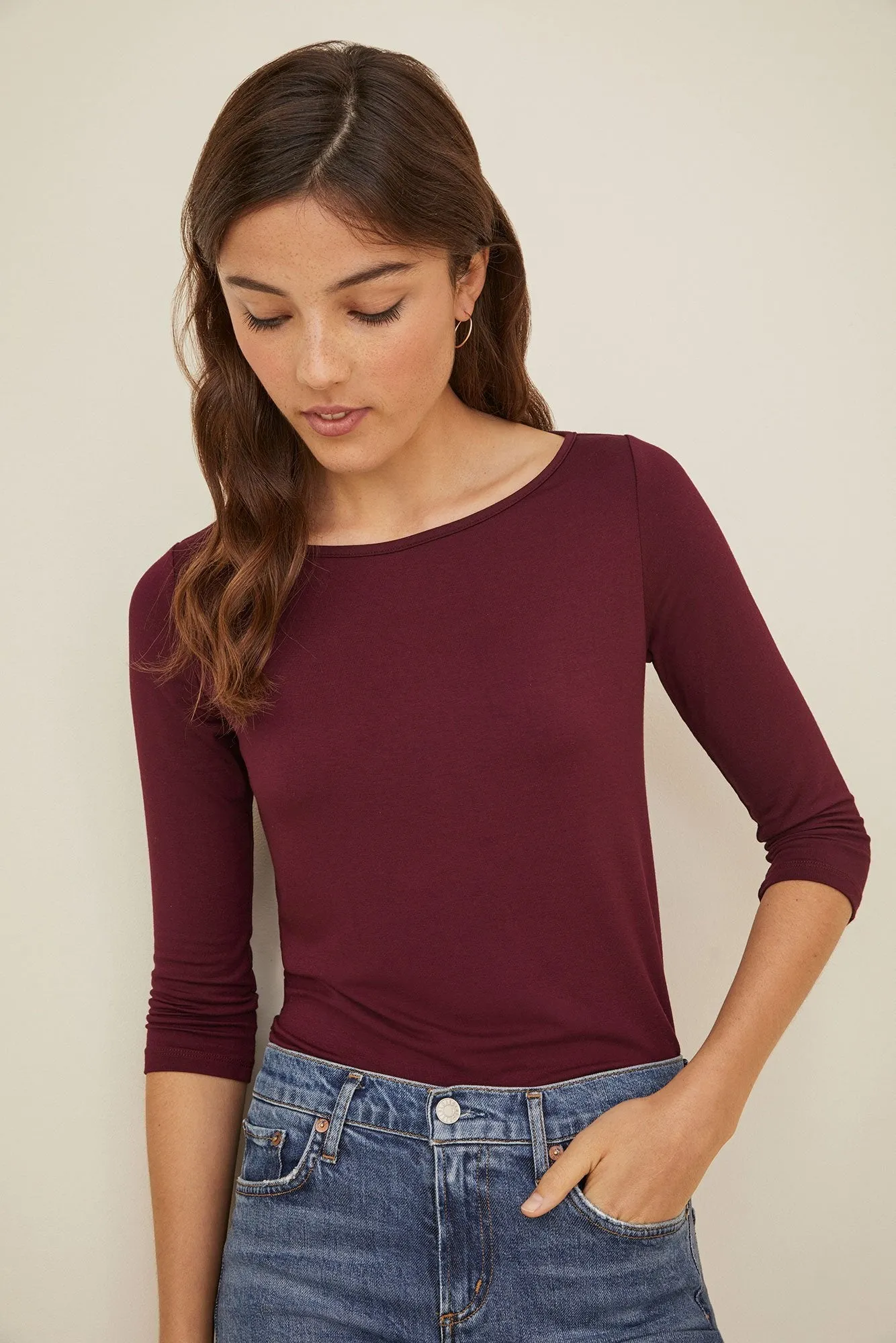 Francoise 3/4 Sleeve Tee
