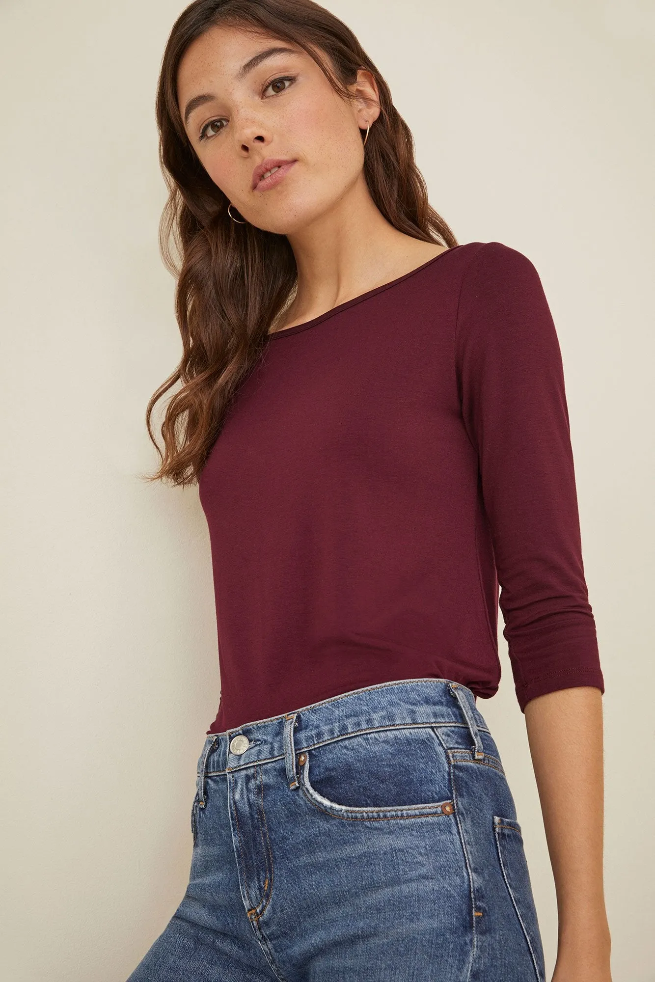 Francoise 3/4 Sleeve Tee