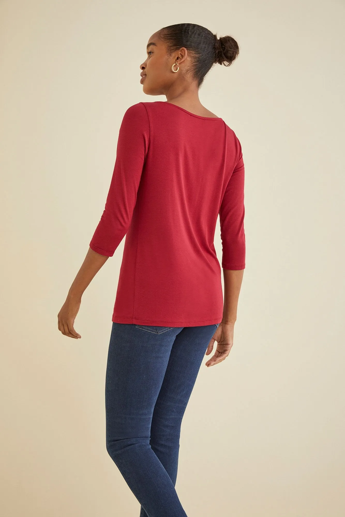 Francoise 3/4 Sleeve Tee