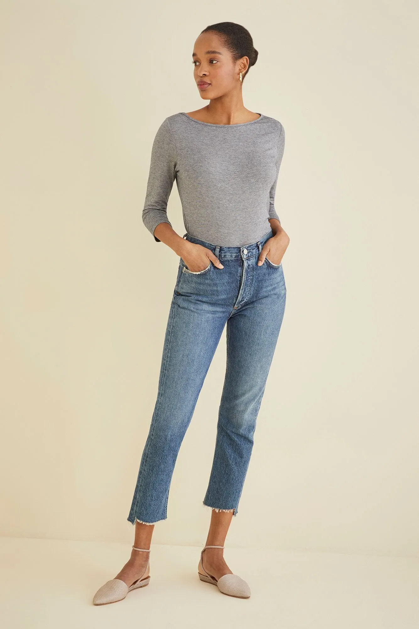 Francoise 3/4 Sleeve Tee