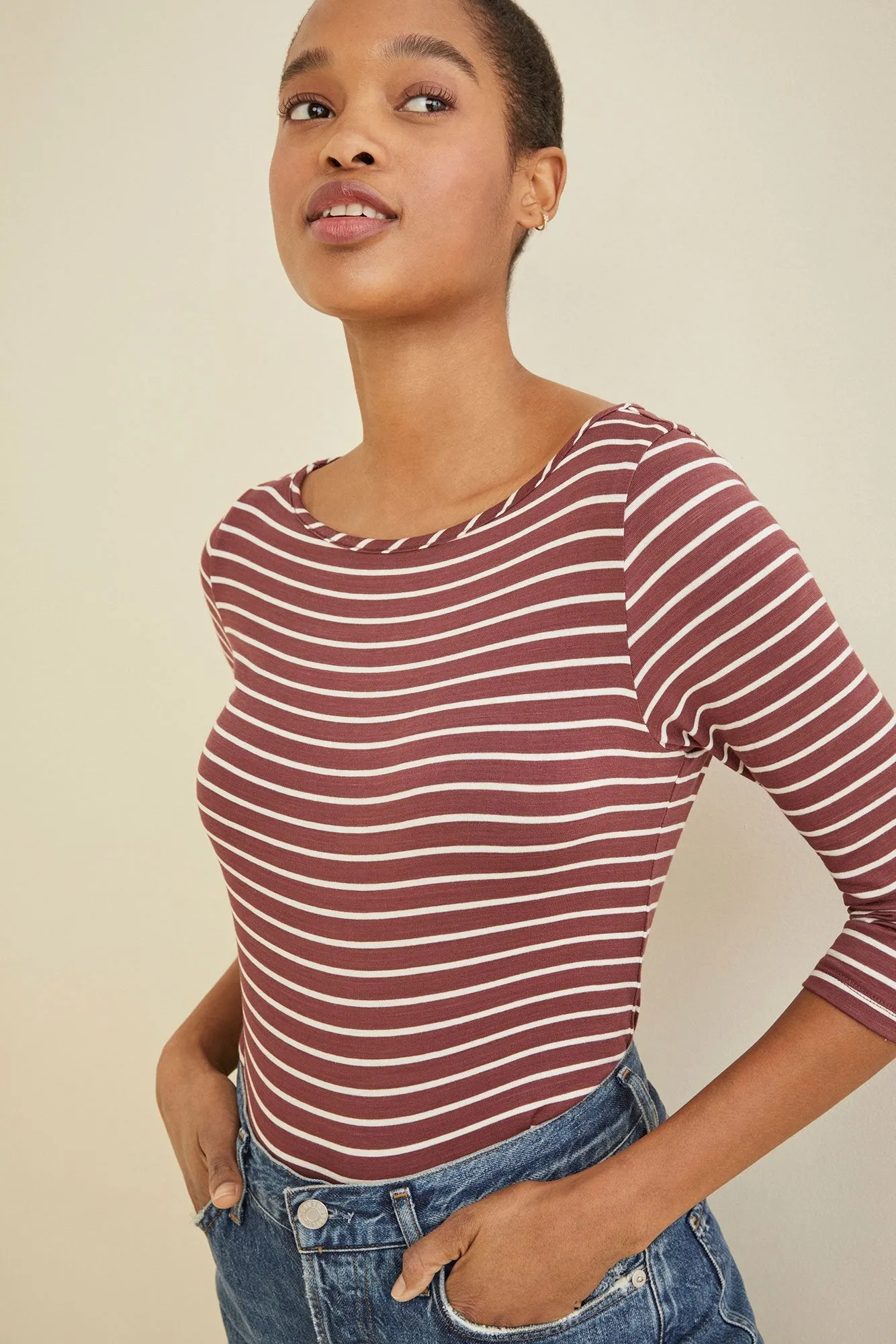 Francoise 3/4 Sleeve Tee
