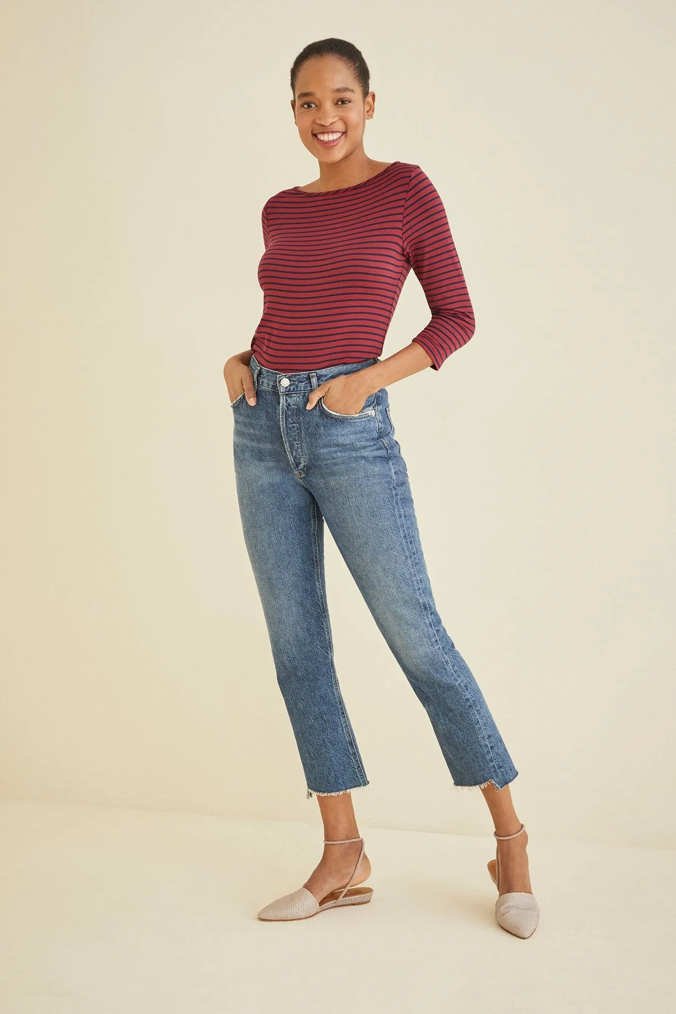 Francoise 3/4 Sleeve Tee