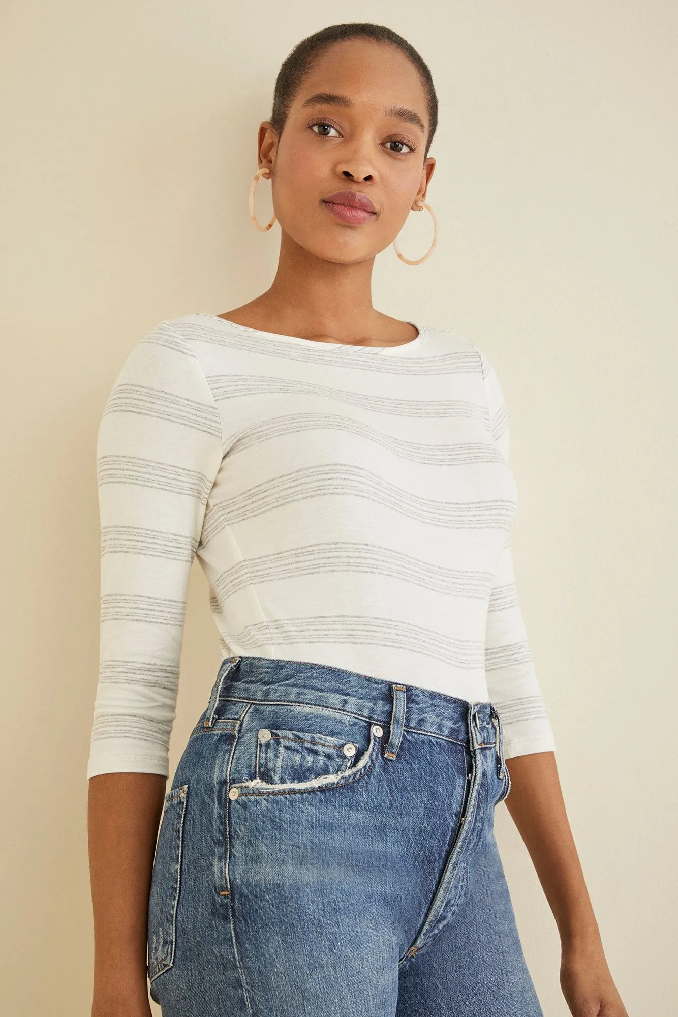 Francoise 3/4 Sleeve Tee