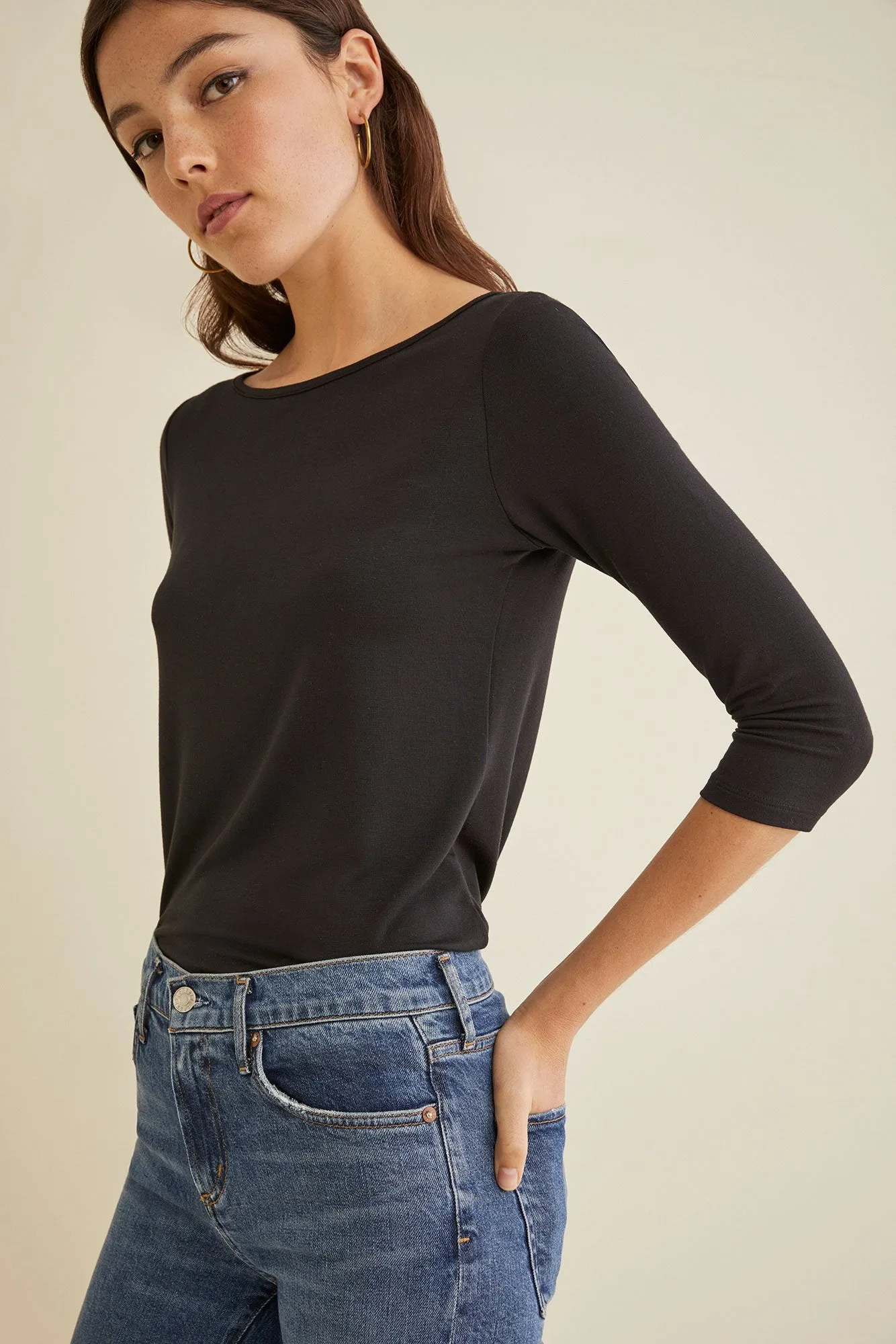 Francoise 3/4 Sleeve Tee