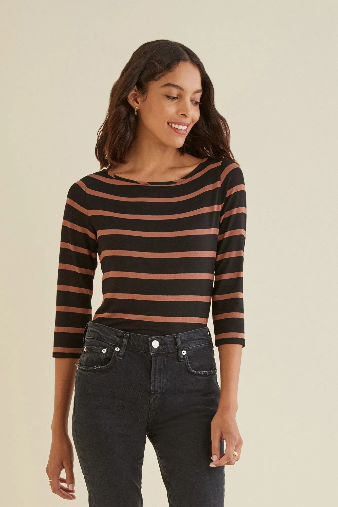 Francoise 3/4 Sleeve Tee
