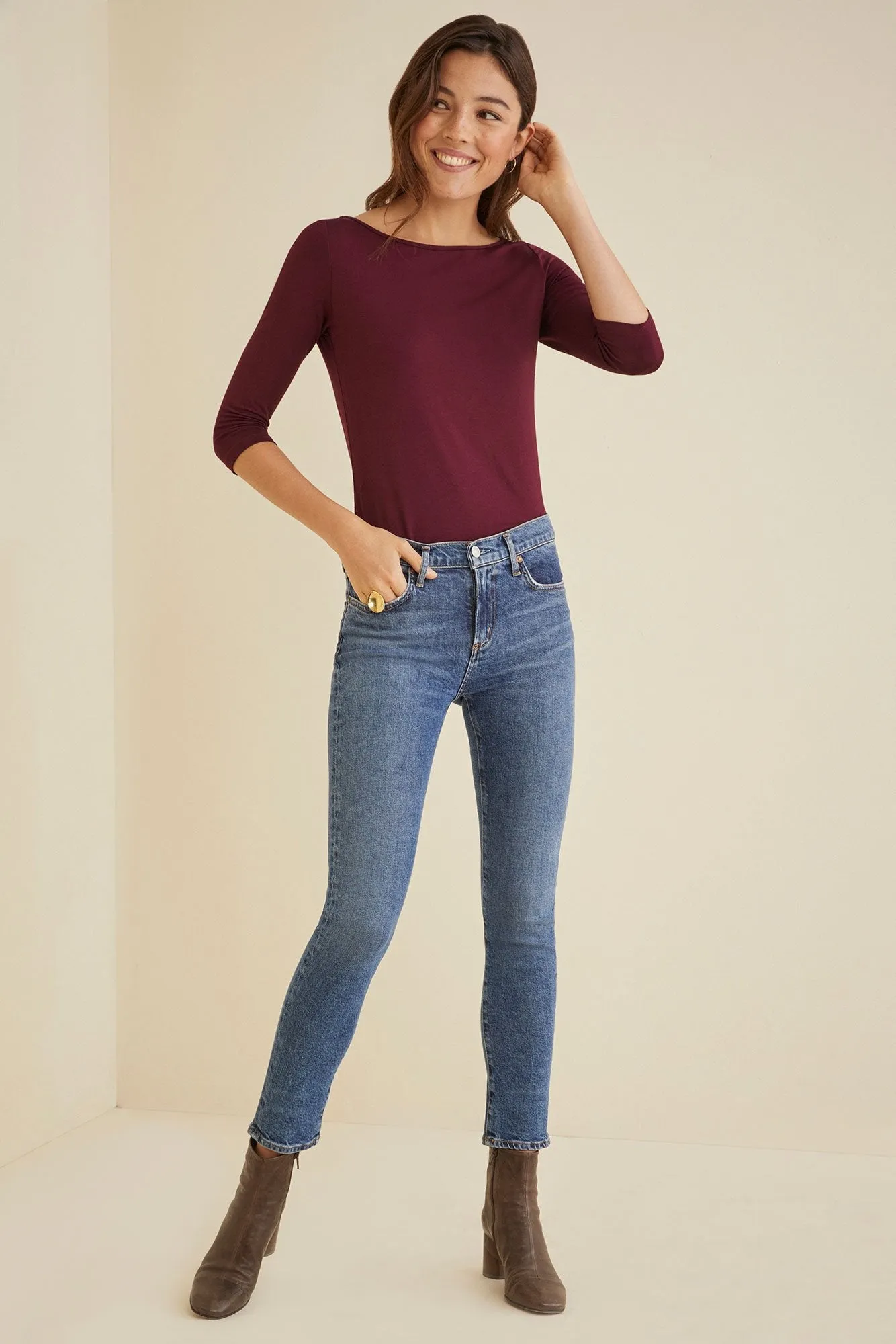 Francoise 3/4 Sleeve Tee