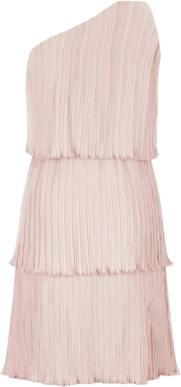 HGps8w One Shoulder Dresses for Women Summer Sleeveless Ruffle Tiered Layered Chiffon Flowy A Line Mini Dress for Party