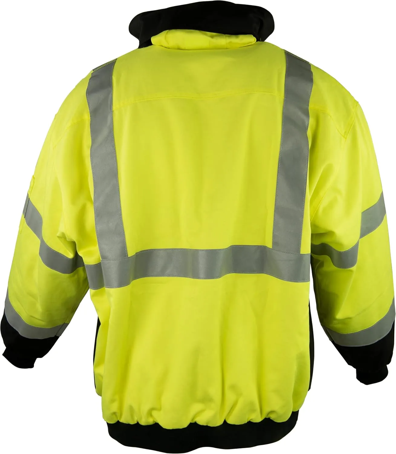 Ironwear 6415FR Hi-Visibility Reflective UL Classified Flame Resistant Bomber Jacket | Cotton Blend | ATPV 40 Cal/cm2