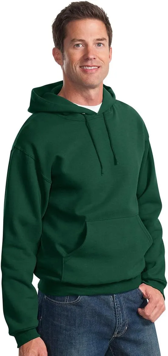 Jerzees Mens NuBlend Fleece Hoodies & Sweatshirts, Cotton Blend, Sizes S-3X